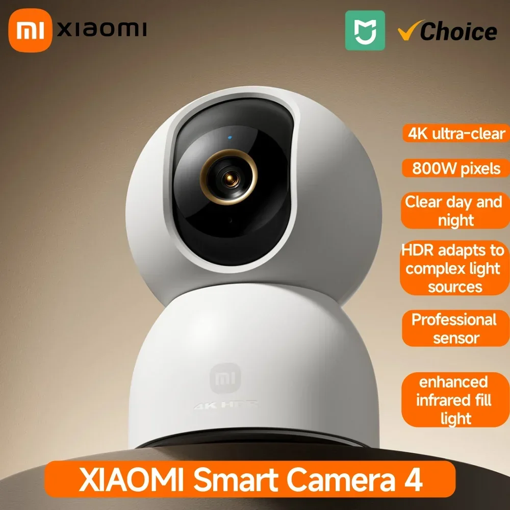 Mi Home Security Xiaomi - ใหม่ xiaomiI กล้องสมาร์ท 4 Dual-band Wi-Fi