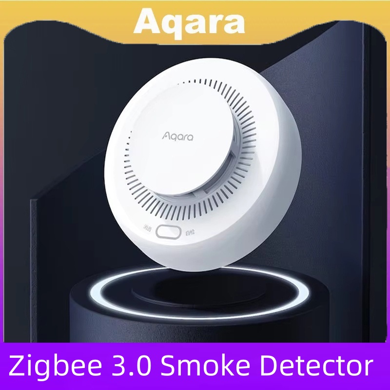 Mi Home Security Xiaomi - เครื่องตรวจจับควัน Aqara รุ่นดั้งเดิม ระบบเตือนภัยไฟไหม้ Zigbee 3.0