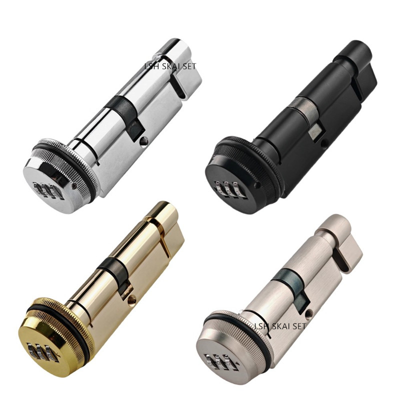Home Security Gate - กุญแจล็อคดิจิตอลอัจฉริยะแบบไร้กุญแจ 1 ชิ้น ผลิตจากโลหะผสมสังกะสี สำหรับประตูห้องนอน อุปกรณ์ฮาร์ดแวร์บ้าน
