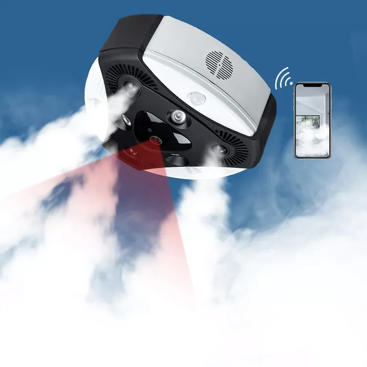 Home Security Fog System - ระบบเตือนภัยไร้สายสำหรับร้านค้า ธนาคาร และบ้าน พร้อมกล้องและเครื่องพ่นหมอกควันป้องกันขโมย