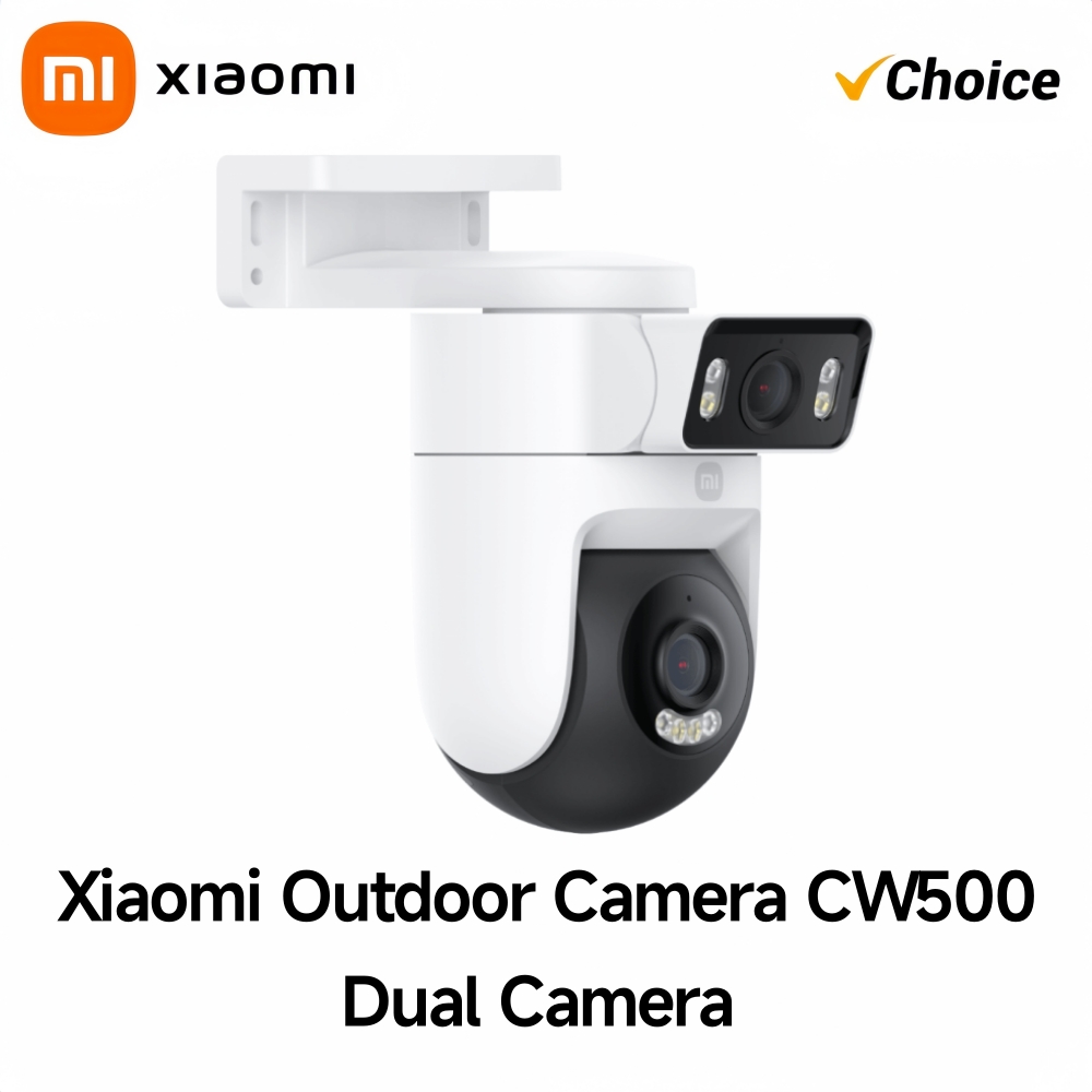 Mi Home Security Xiaomi - กล้องวงจรปิด Xiaomi Outdoor CW500 รุ่นกล้องคู่ มาตรฐานกันน้ำกันฝุ่น