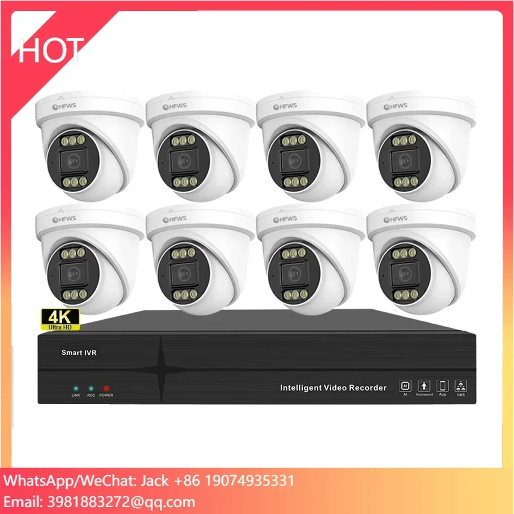 Home Security And Camera System - กล้องวงจรปิด OEM 8MP 4K 25FPS PoE
