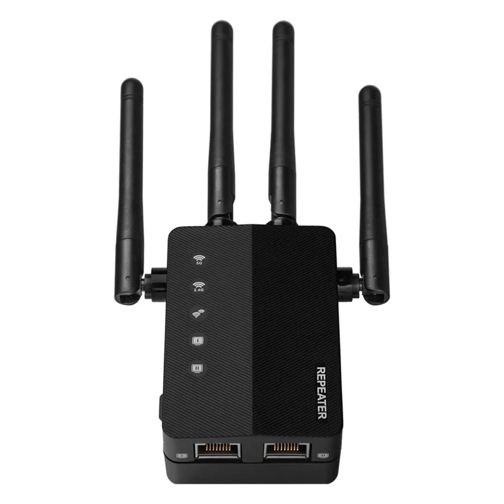 Home Security Features - WiFi Extender พร้อมความสามารถ Dual Band 2.4/5.8GHz,