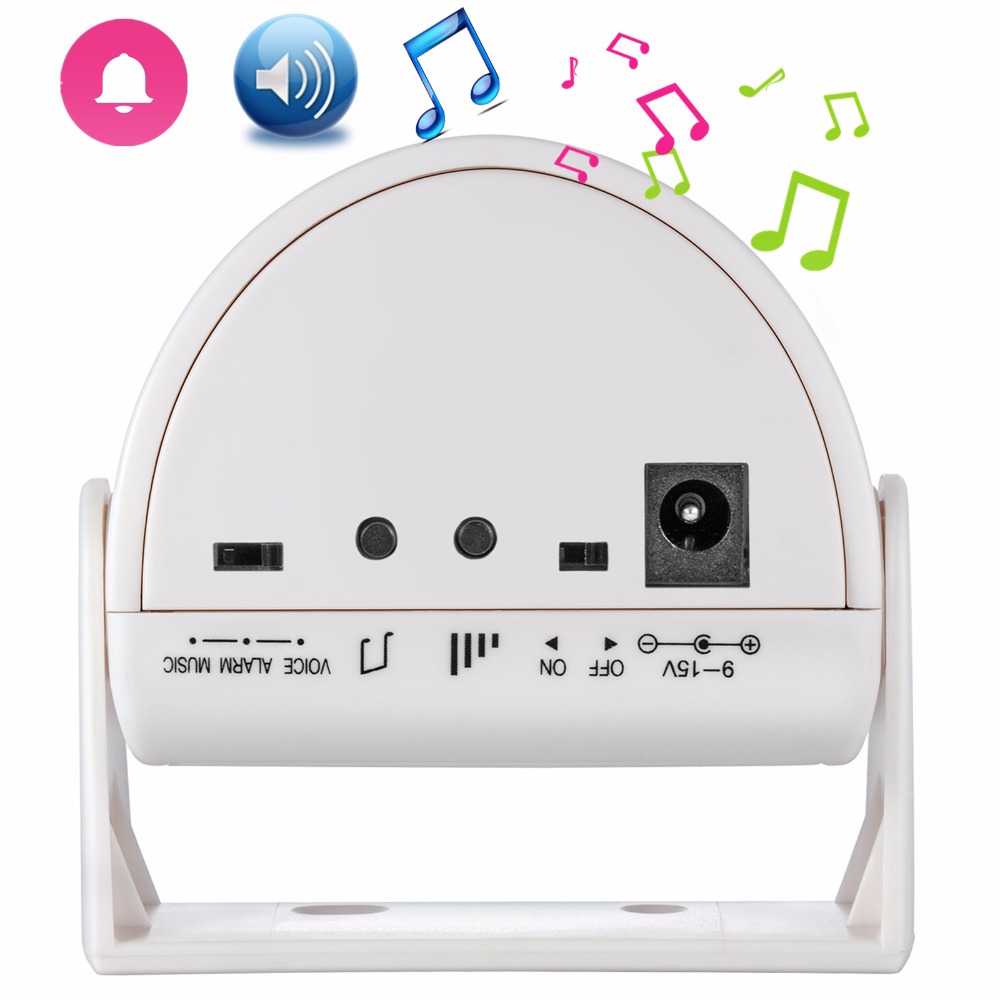 Home Security Gate - 32 เพลงยินดีต้อนรับอินฟราเรด CHIME Doorbell ไร้สายปรับระดับเสียงประตู Bell