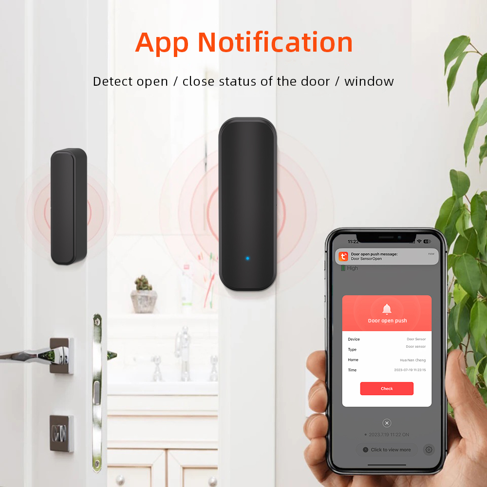 Tuya เครื่องตรวจจับประตู WiFi/ - Home Security Gate บทวิจารณ์และราคา