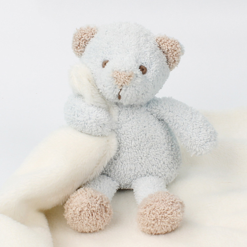 ตุ๊กตาหมีสีฟ้าอ่อนน่ารัก นุ่มน - Home Security Movie บทวิจารณ์และราคา