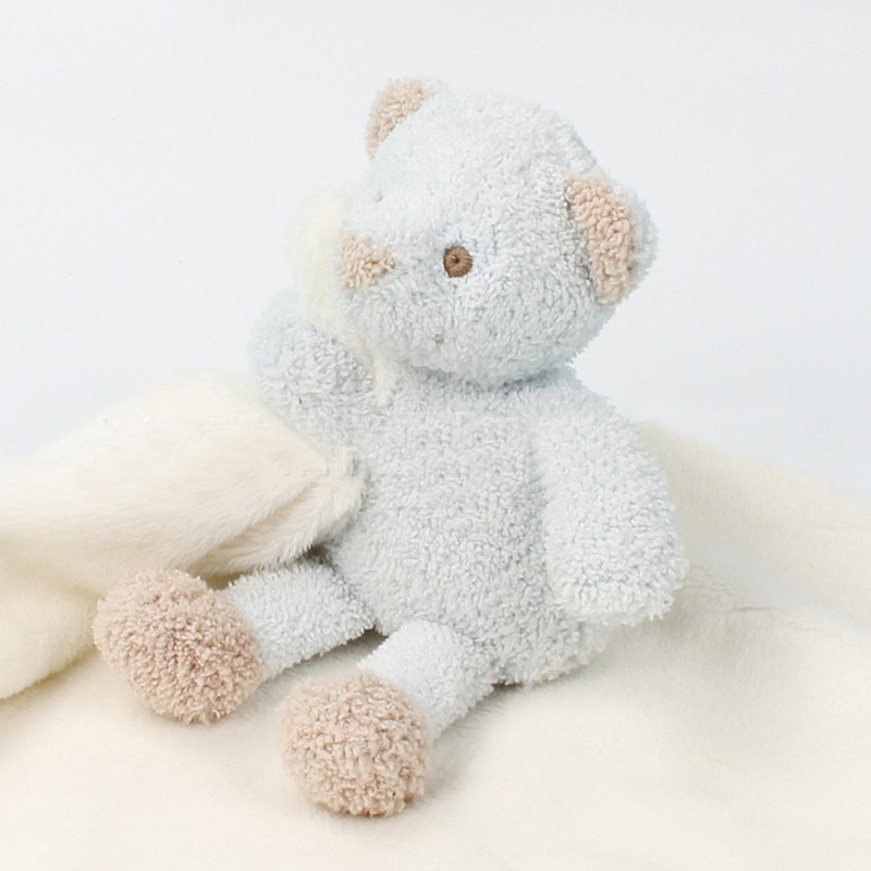 ตุ๊กตาหมีสีฟ้าอ่อนน่ารัก นุ่มน - Home Security Movie บทวิจารณ์และราคา