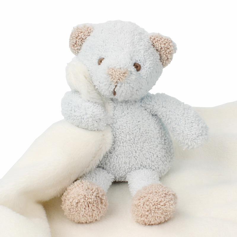 ตุ๊กตาหมีสีฟ้าอ่อนน่ารัก นุ่มน - Home Security Movie บทวิจารณ์และราคา