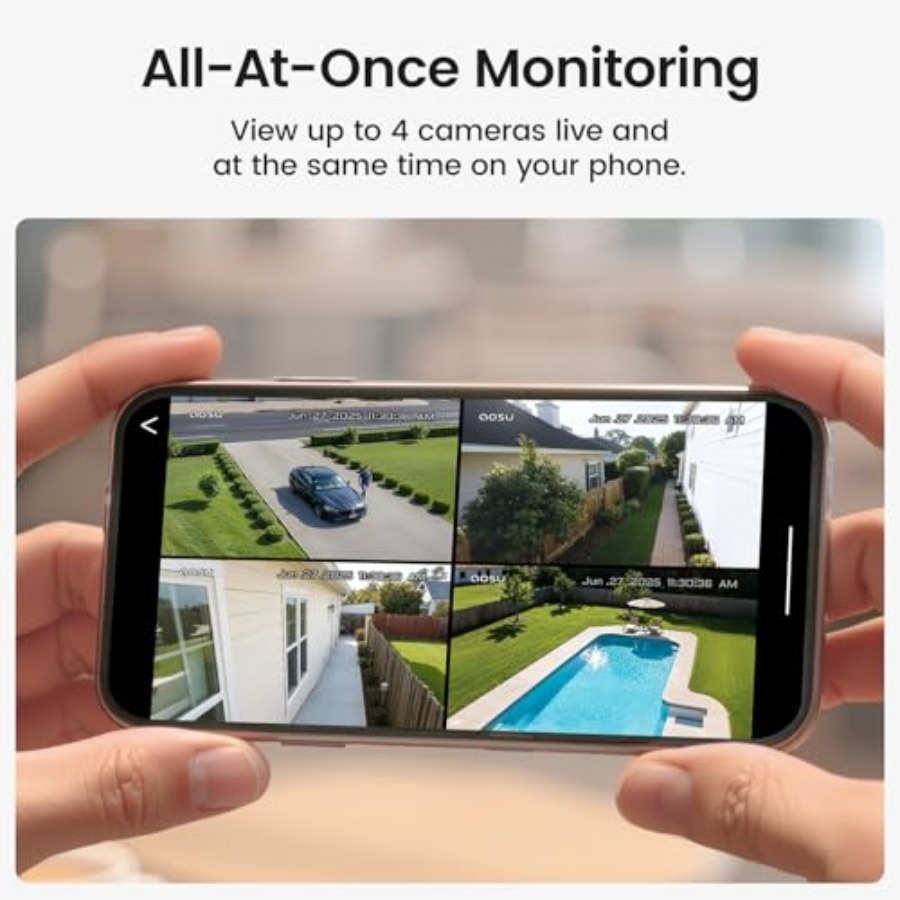 กล้องวงจรปิดไร้สายภายนอกอาคาร  - Home Security Cameras No Subscription บทวิจารณ์และราคา