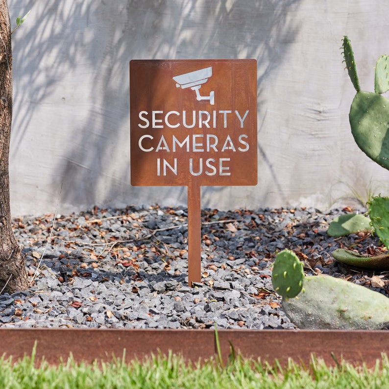 ป้ายเตือนกล้องวงจรปิด - ป้ายเต - Home Yard Security บทวิจารณ์และราคา