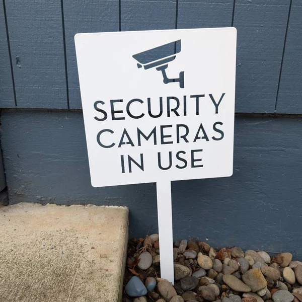 ป้ายเตือนกล้องวงจรปิด - ป้ายเต - Home Yard Security บทวิจารณ์และราคา