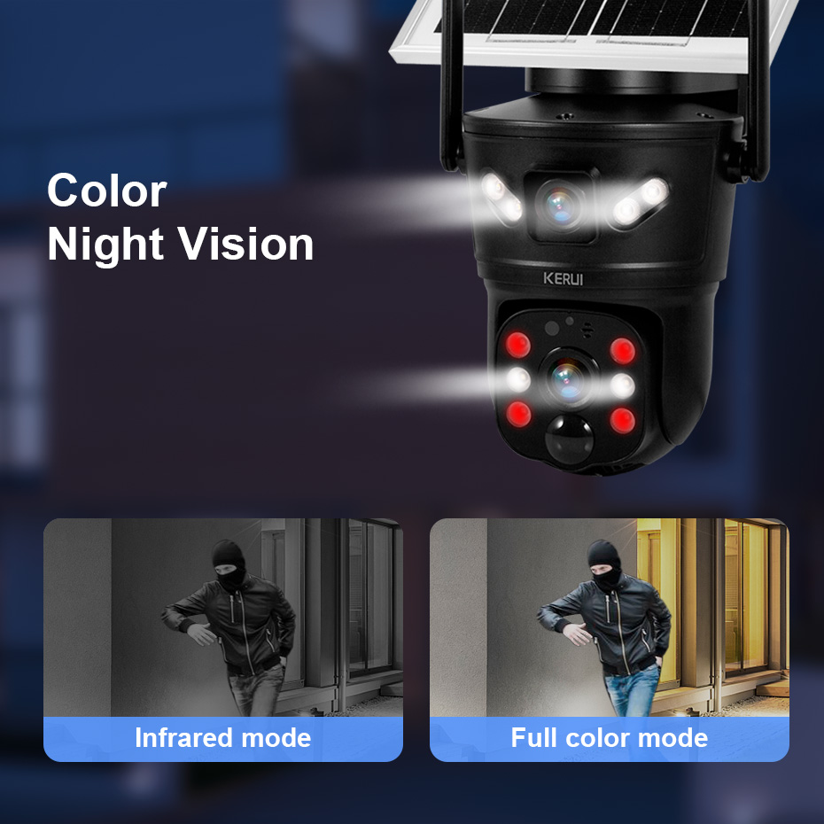 กล้องวงจรปิด KERUI 6MP 4G SIM  - Home Security Brand บทวิจารณ์และราคา
