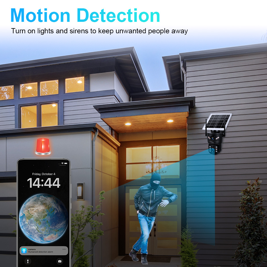 กล้องวงจรปิด KERUI 6MP 4G SIM  - Home Security Brand บทวิจารณ์และราคา