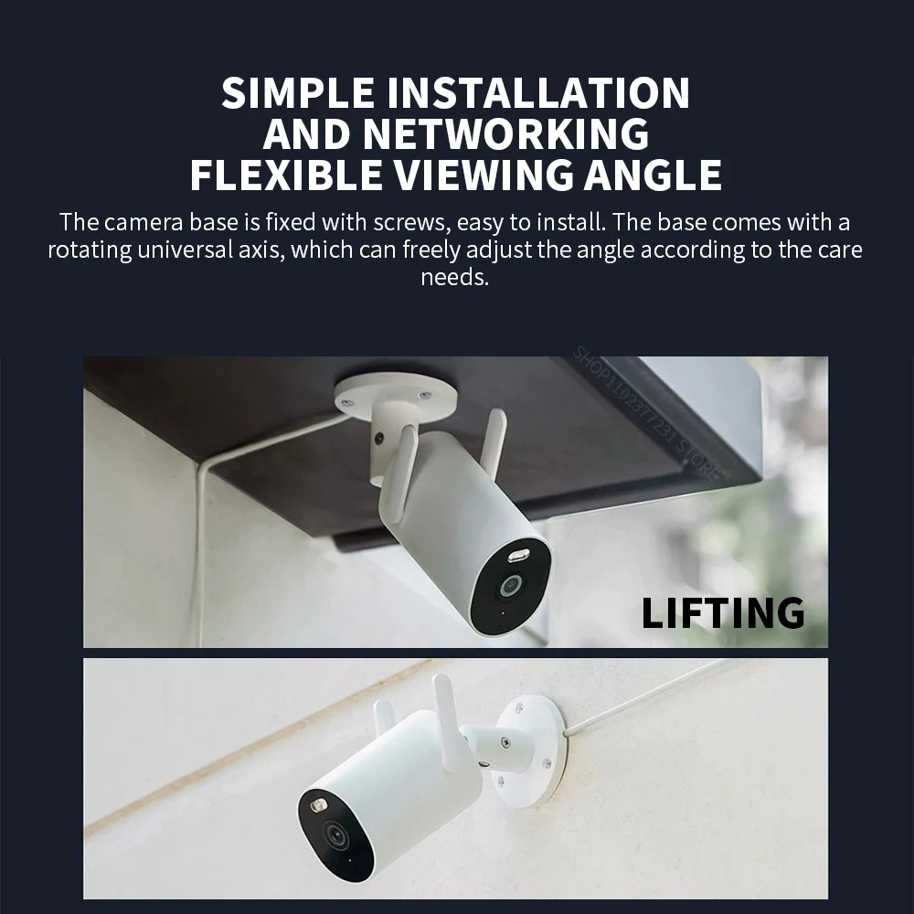 กล้องวงจรปิด Xiaomi Outdoor Ca - Mi Home Security Xiaomi บทวิจารณ์และราคา