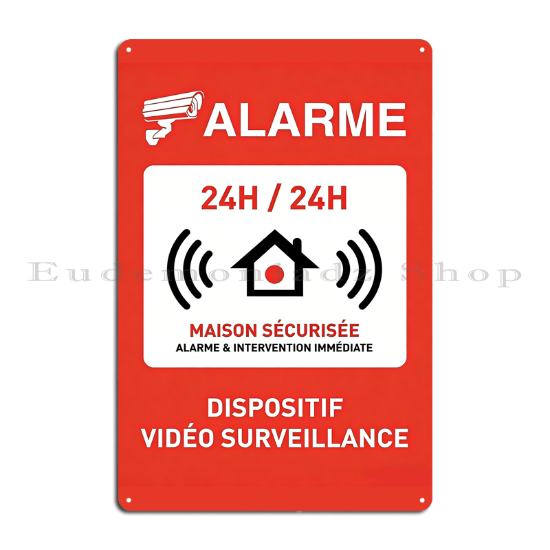 ป้ายโลหะระบบเตือนภัย 24 ชม. สไ - Home Security Business บทวิจารณ์และราคา