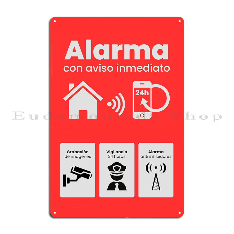 ป้ายโลหะระบบเตือนภัย 24 ชม. สไ - Home Security Business บทวิจารณ์และราคา