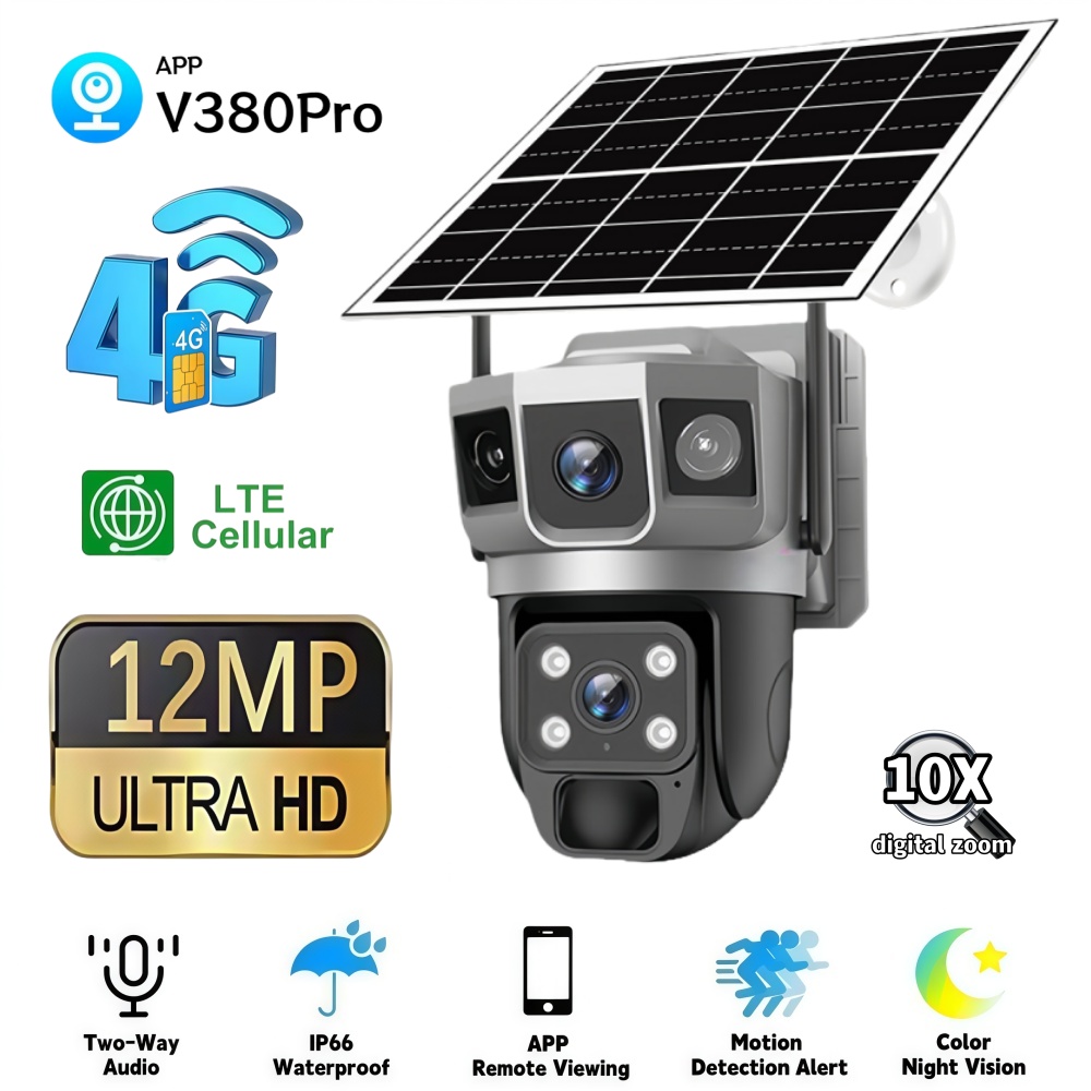 กล้อง 4G กล้องเฝ้าระวังพลังงาน - Home Security Brand บทวิจารณ์และราคา