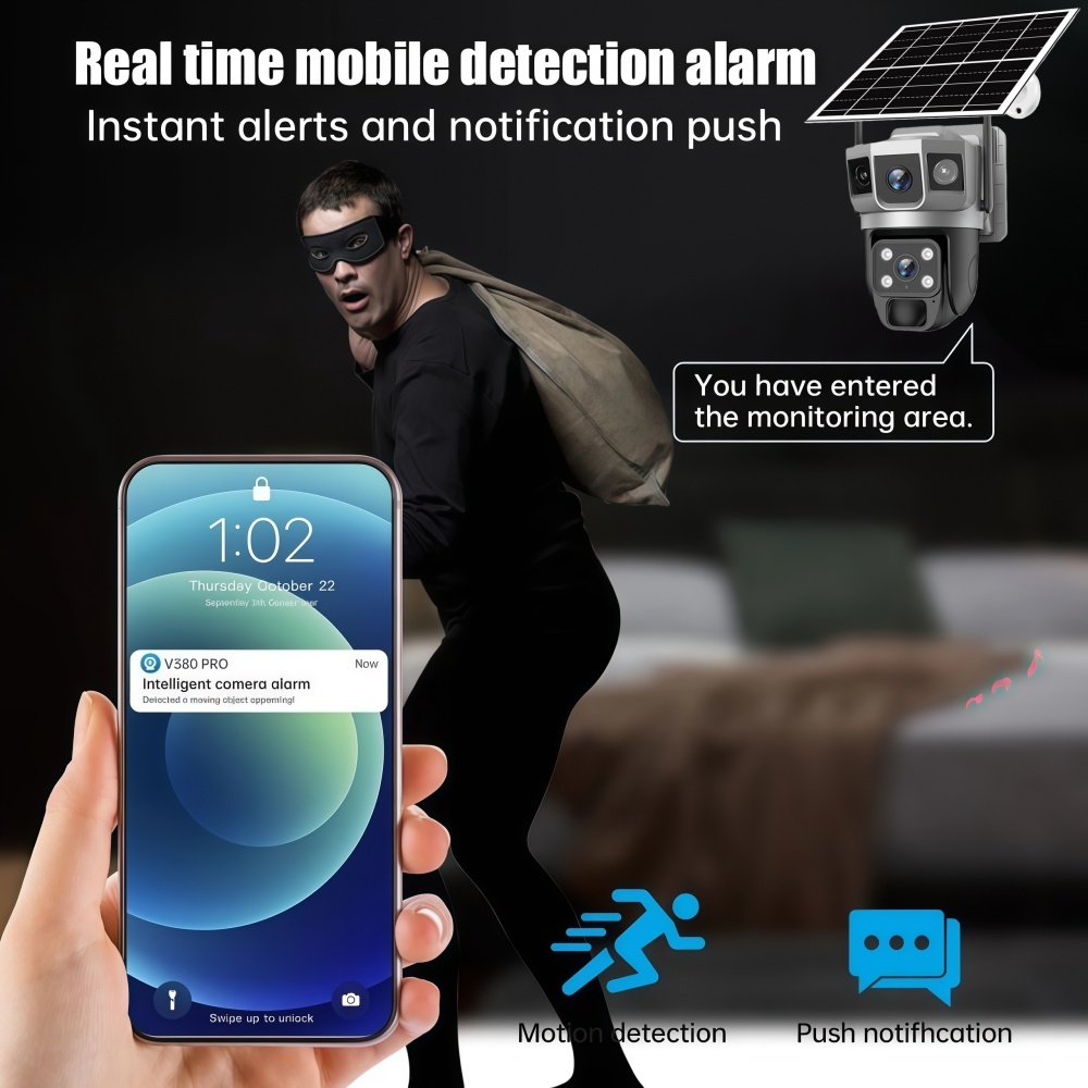 กล้อง 4G กล้องเฝ้าระวังพลังงาน - Home Security Brand บทวิจารณ์และราคา