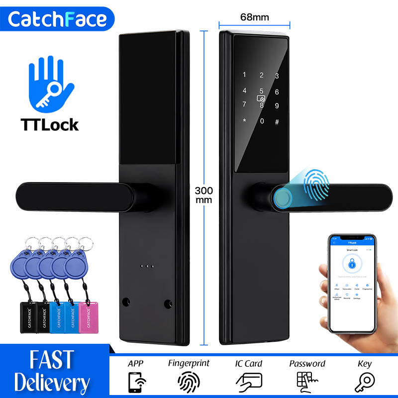 บลูทูธลายนิ้วมือประตูล็อค TTLo - Home Security Gate บทวิจารณ์และราคา