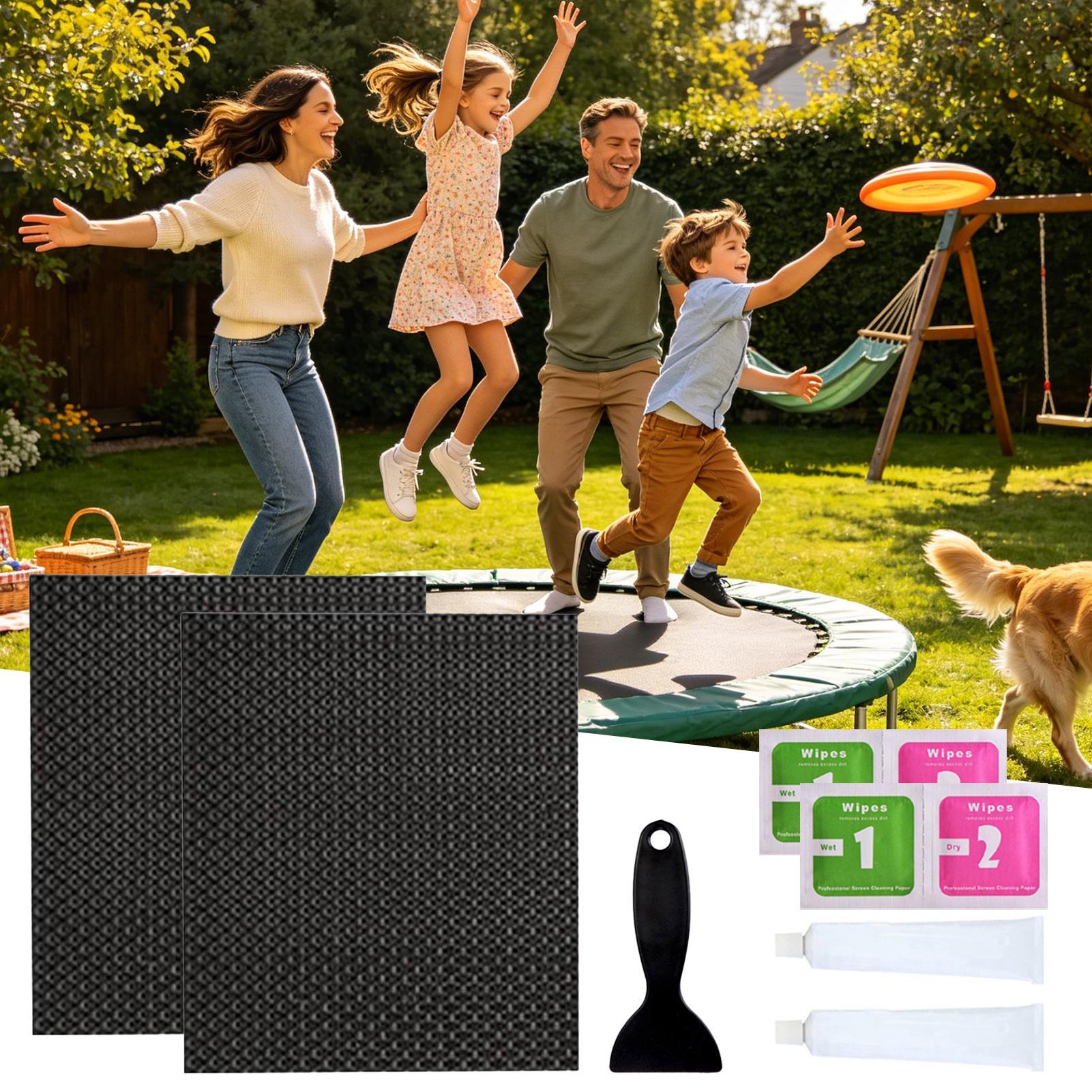 แผ่นปะแทรมโพลีน แข็งแรง ทนทานท - Home Yard Security บทวิจารณ์และราคา