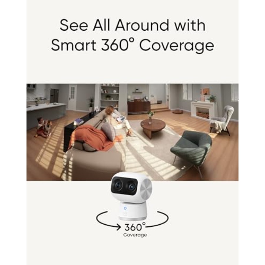 กล้องภายในอาคาร 4K S350 เพื่อค - Home Security Cameras No Subscription บทวิจารณ์และราคา