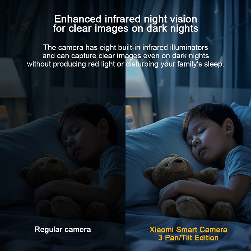 ξAOMI 360 °   กล้องสมาร์ท 3 รุ - Mi Home Security Xiaomi บทวิจารณ์และราคา