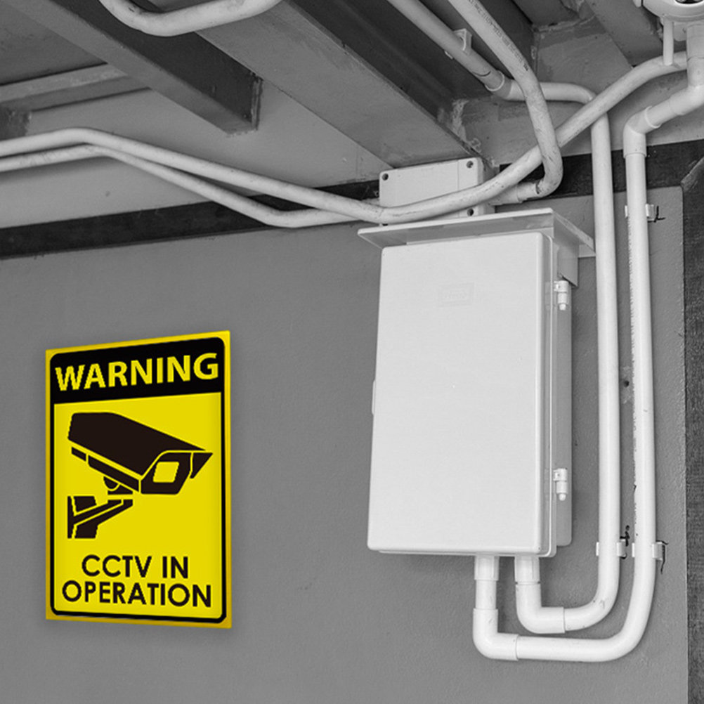 ป้ายเตือนกล้องวงจรปิดอะคริลิก  - Home Yard Security บทวิจารณ์และราคา