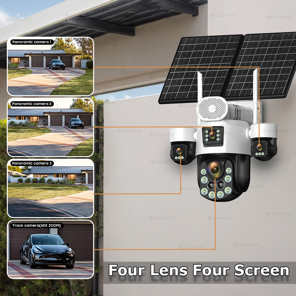4 เลนส์ กล้องวงจรปิดภายนอกอาคา - Home Security Brand บทวิจารณ์และราคา