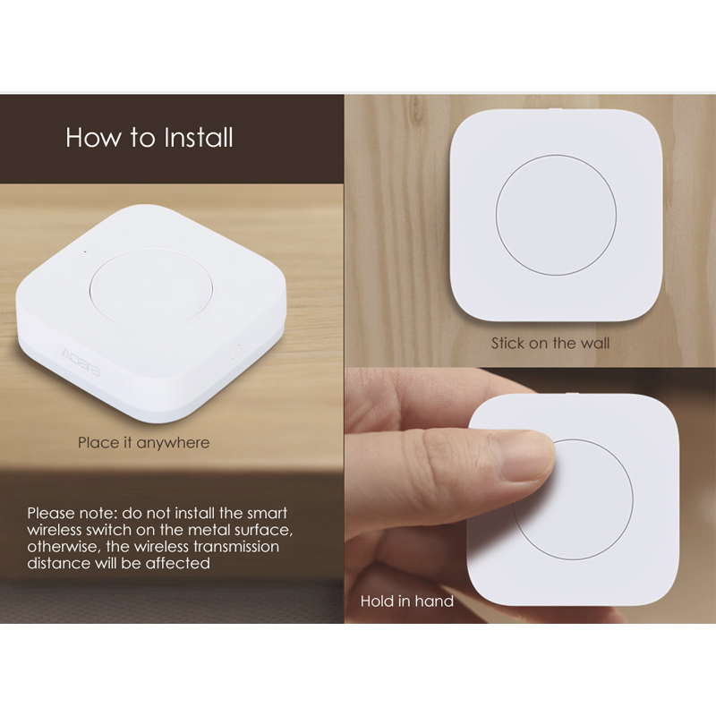 เซ็นเซอร์อัจฉริยะ Aqara สวิตช์ - Mi Home Security Xiaomi บทวิจารณ์และราคา