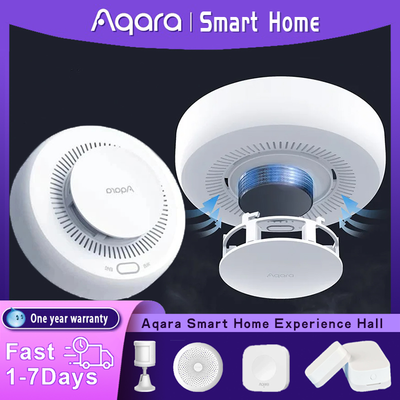 Aqara เครื่องตรวจจับควันอัจฉริ - Mi Home Security Xiaomi บทวิจารณ์และราคา