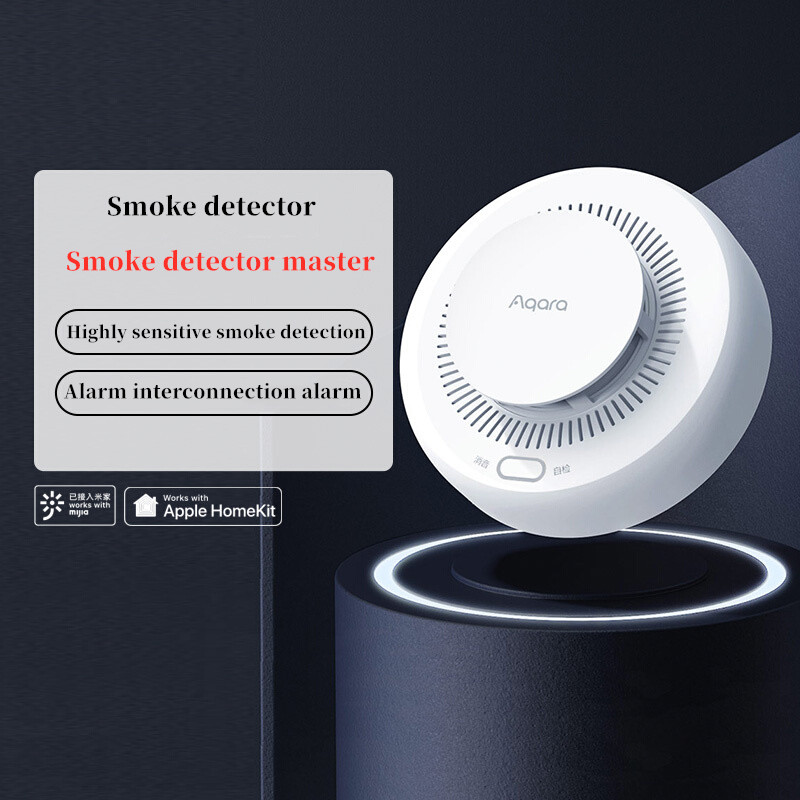 Aqara เครื่องตรวจจับควันอัจฉริ - Mi Home Security Xiaomi บทวิจารณ์และราคา