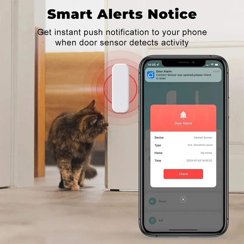 ทูย่า ไวไฟสมาร์ทเซ็นเซอร์ประตู - Home Security Gate บทวิจารณ์และราคา