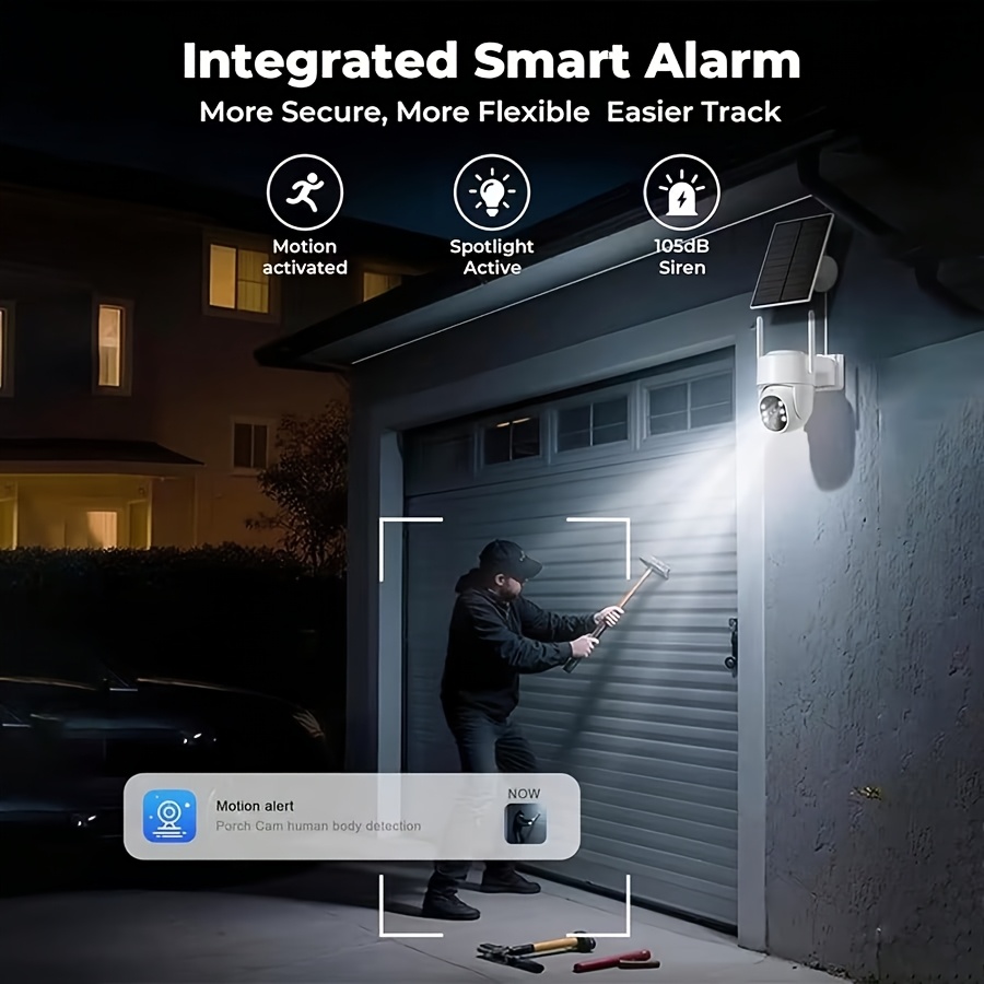 กล้องวงจรปิดไร้สาย 4MP สำหรับภ - Home Security Cameras No Subscription บทวิจารณ์และราคา