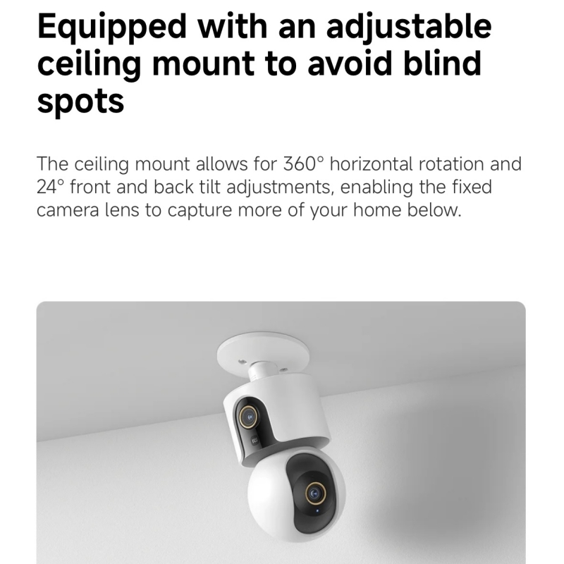 กล้องวงจรปิด Xiaomi Smart Came - Mi Home Security Xiaomi บทวิจารณ์และราคา