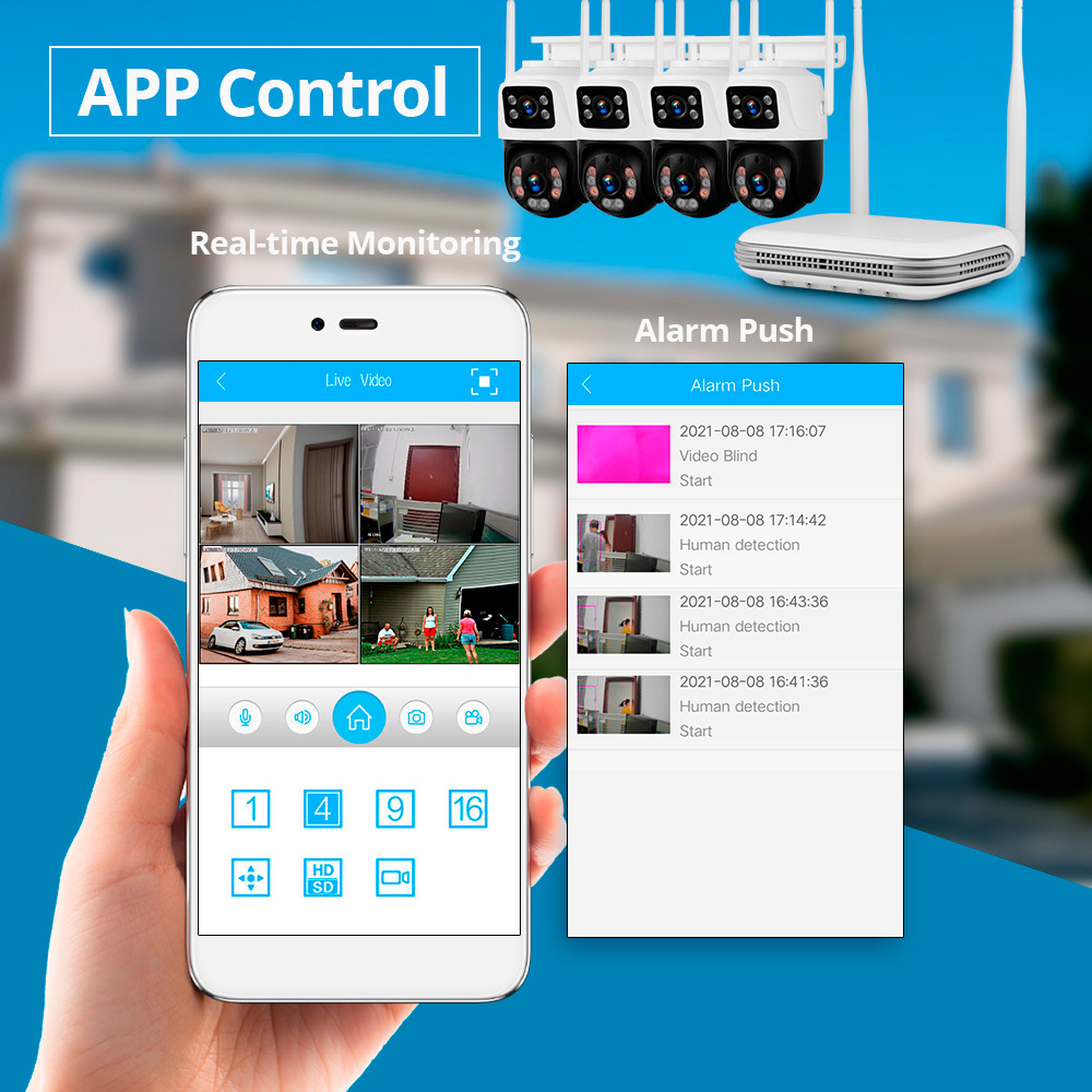 KERUI กันน้ํา 6MP HD ไร้สาย Du - Home Security Brand บทวิจารณ์และราคา