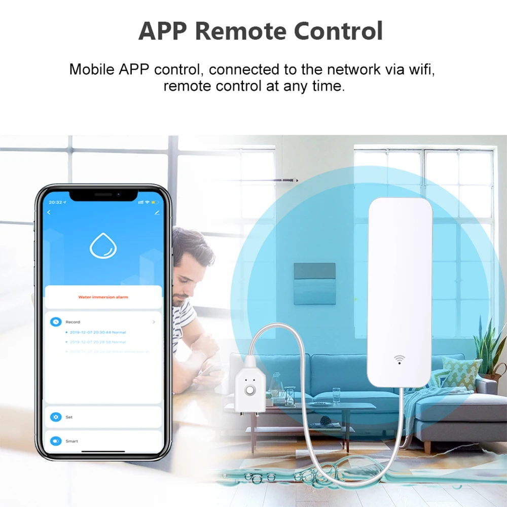 เซ็นเซอร์น้ำ Tuya WiFi Zigbee  - Home Security Business บทวิจารณ์และราคา