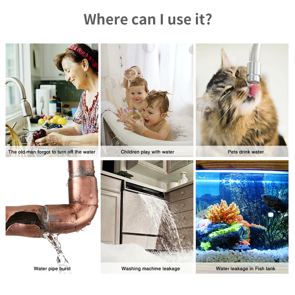 เซ็นเซอร์น้ำ Tuya WiFi Zigbee  - Home Security Business บทวิจารณ์และราคา