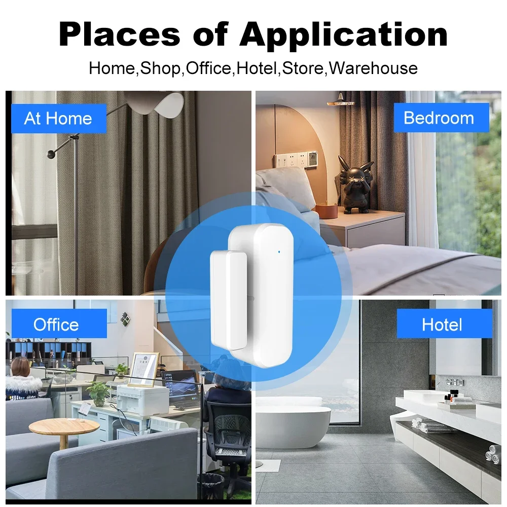 เซ็นเซอร์ประตูหน้าต่าง ZigBee  - Home Security Gate บทวิจารณ์และราคา