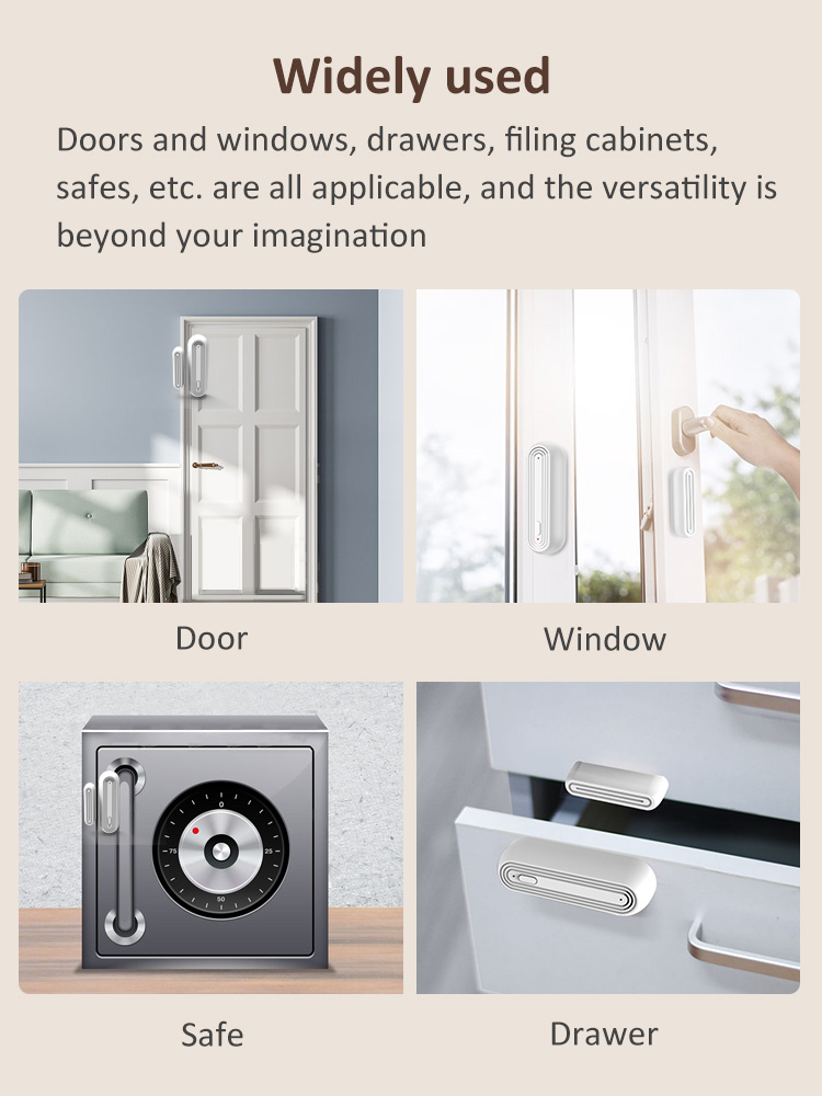 Tuya เซ็นเซอร์เตือนภัยประตูหน้ - Home Security Gate บทวิจารณ์และราคา