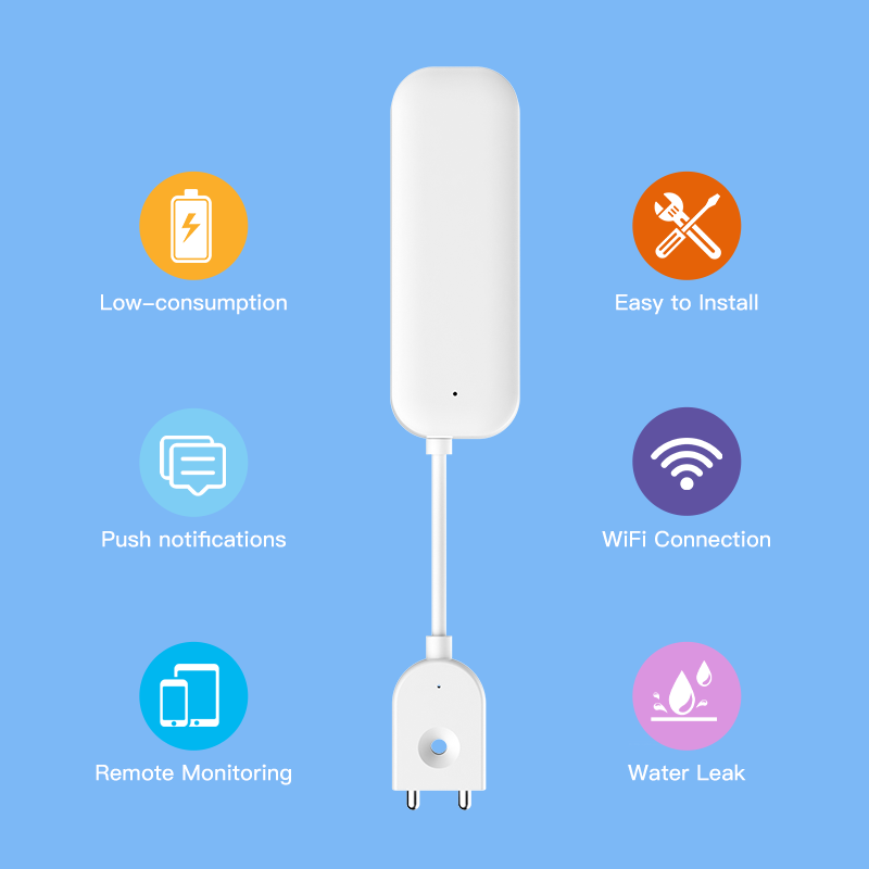 Tuya WiFi ZigBee Water Sensor  - Home Security Business บทวิจารณ์และราคา