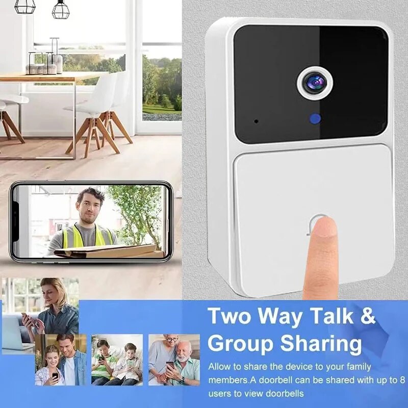 กริ่งประตูวิดีโอไร้สายอินเตอร์ - Home Security Features บทวิจารณ์และราคา