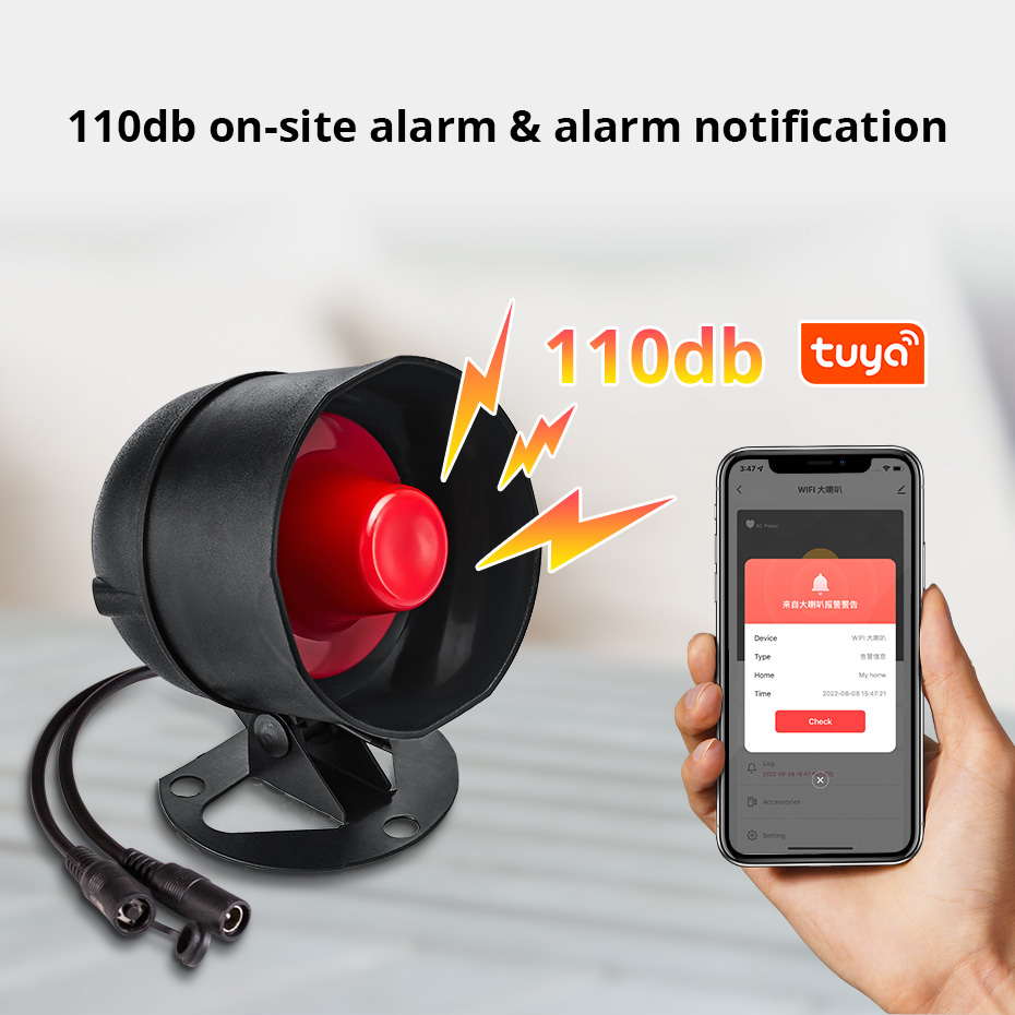 Kerui Tuya ไซเรนความปลอดภัยในบ - Home Security For Windows บทวิจารณ์และราคา